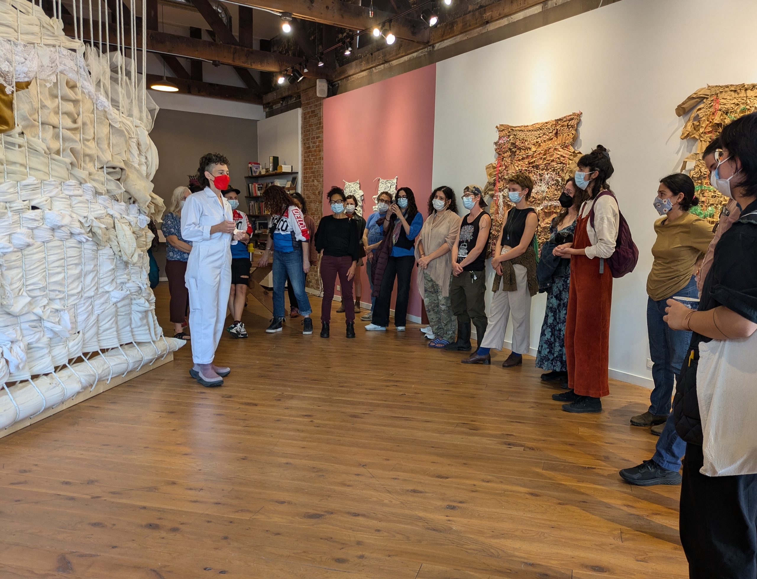 Opening Ceremony for 'Shape of the Question': lily gold in residence