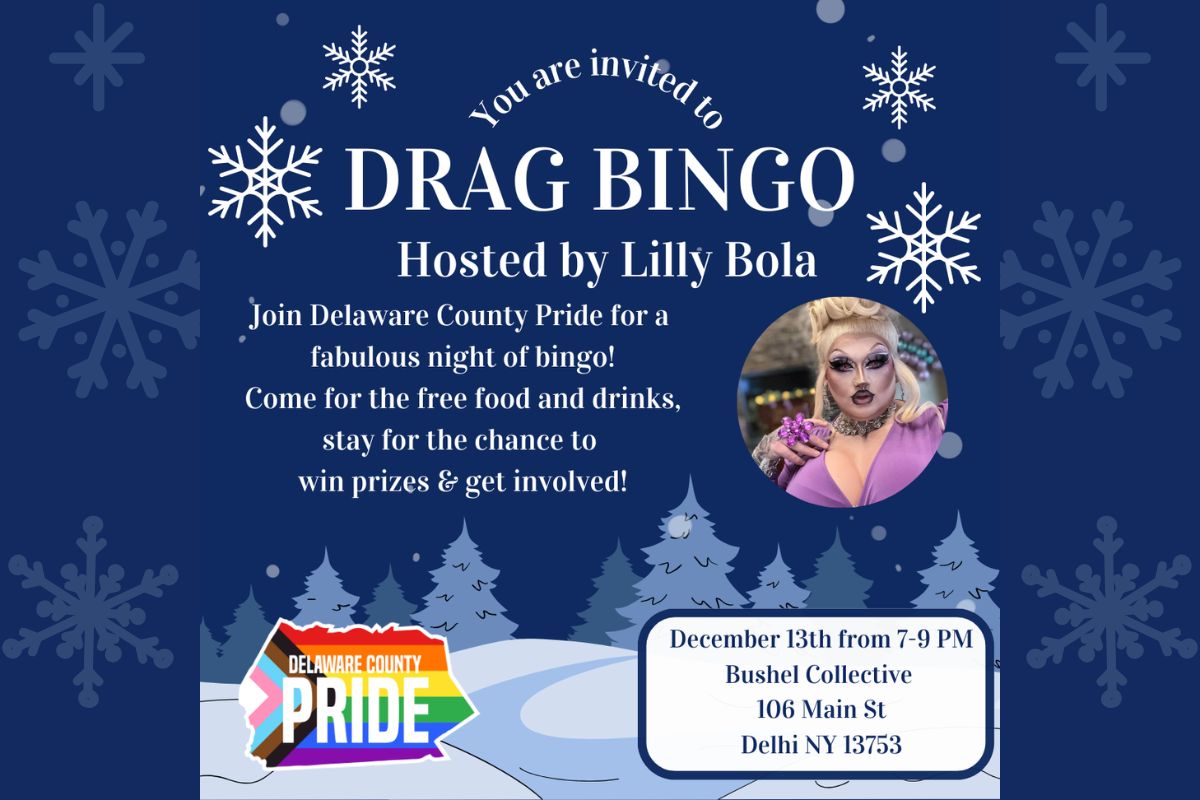 Delaware County Pride | Drag Bingo with Lilly Bola!