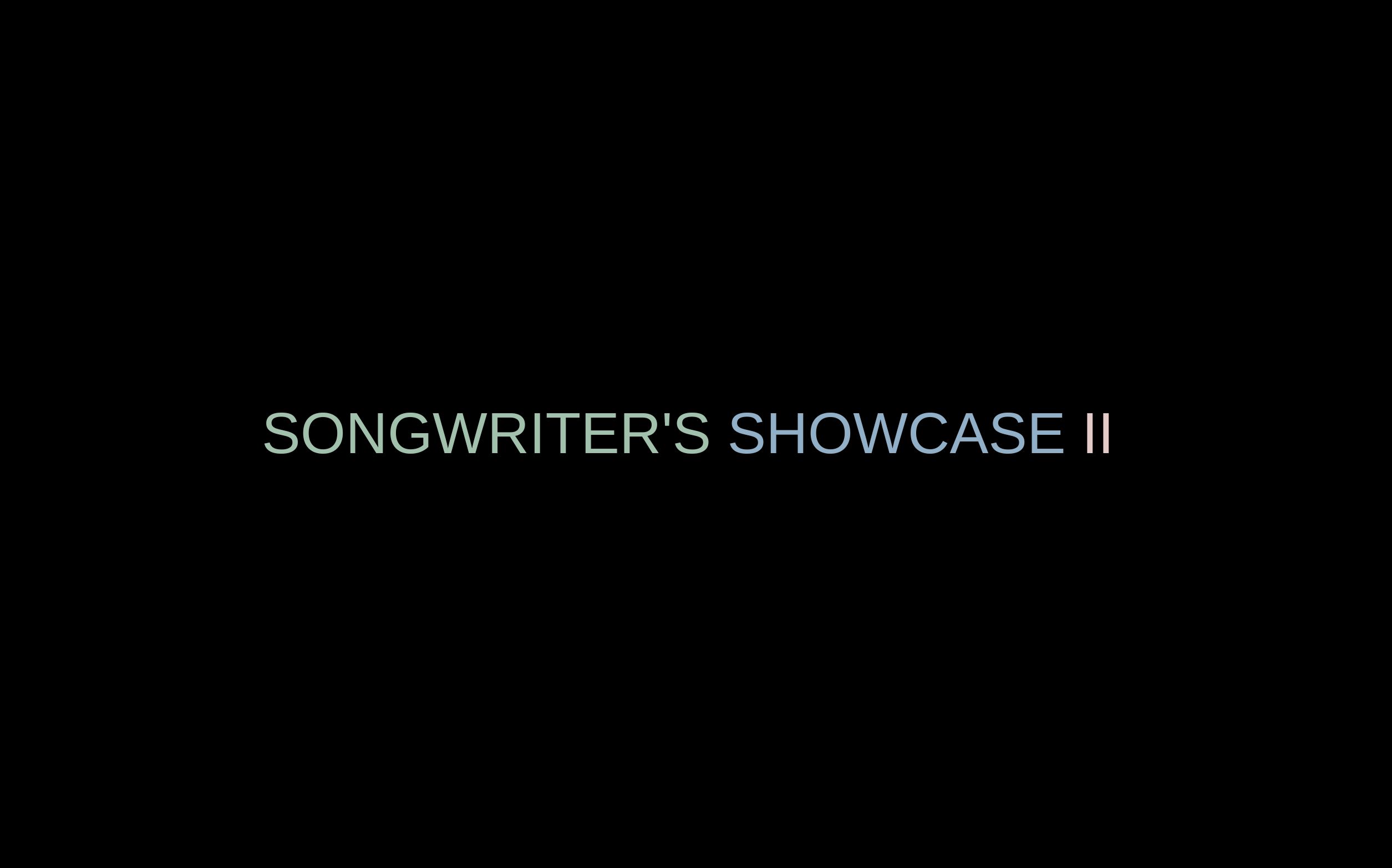 Songwriter's Showcase II