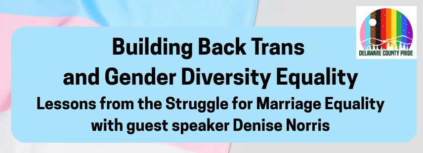 [talk] Building Back Trans and Gender Diversity Equality